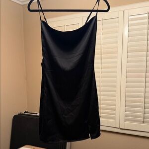 Elegant Black Slip Dress